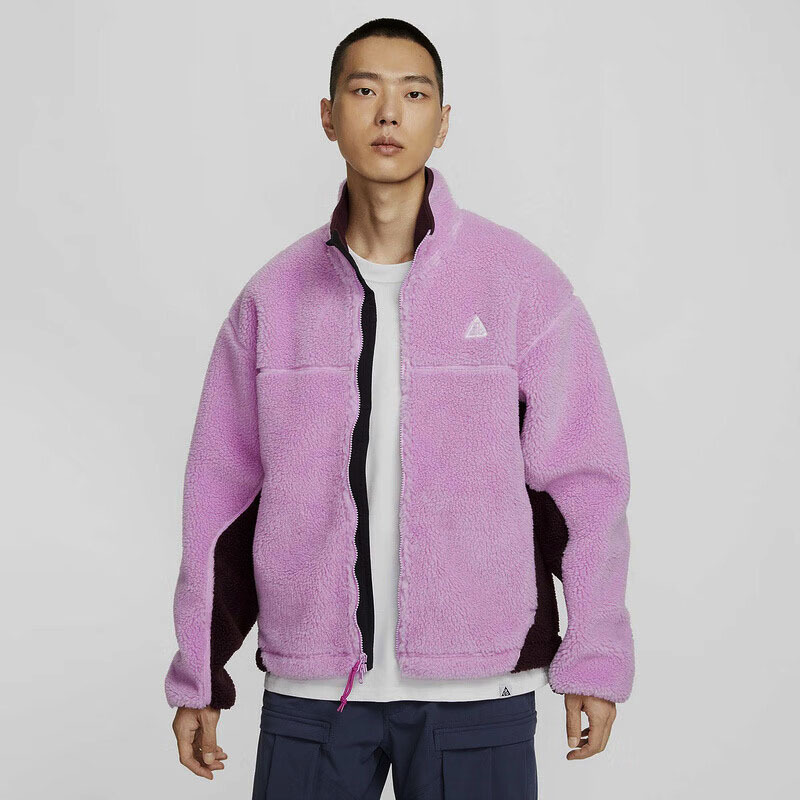 Nike Men's Imitation Lamb Wool Short Jacket with Stand Collar, Autumn and Winter Warm Thick Coat, Fleece Jacket with Free Shipping Fv8654 Nike Men's Imitation Lamb Wool Short Jacket with Stand Collar, Autumn and Winter Warm Thick Coat, Fleece Jacket with Free Shipping Fv8654