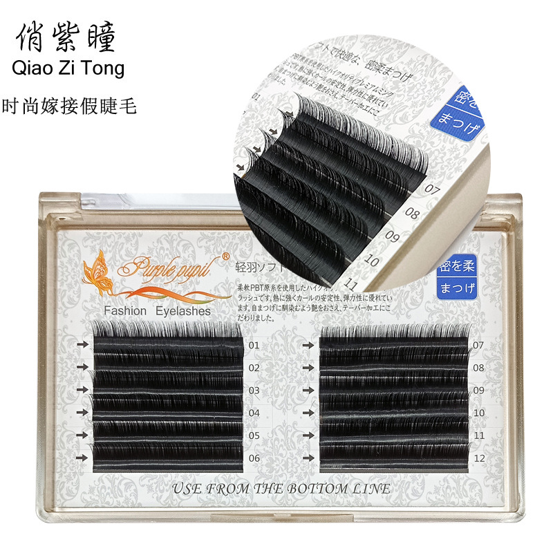 0 03 Zero-touch imitation mink velvet grafting false eyelashes manual technology flowering natural thick three-dimensional JBCD warped 13mm