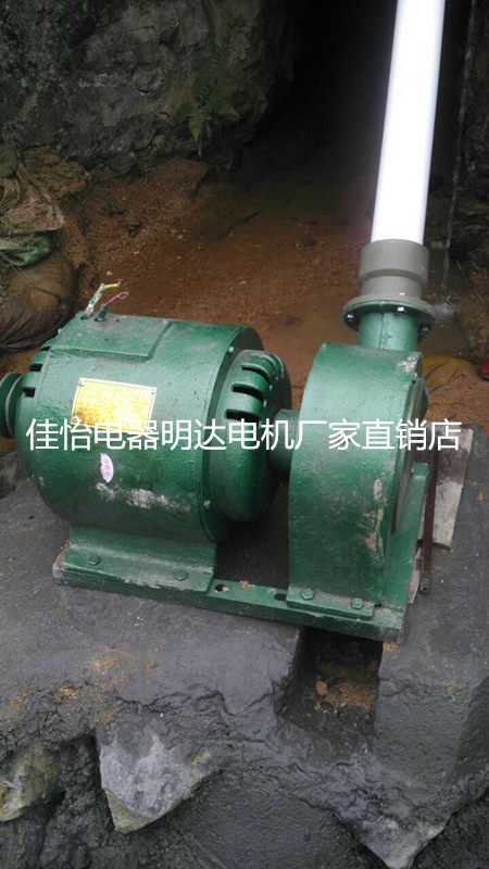 Full copper wire 220V600W3000W hydroelectric small AC generator household permanent magnet brushless horizontal impact type