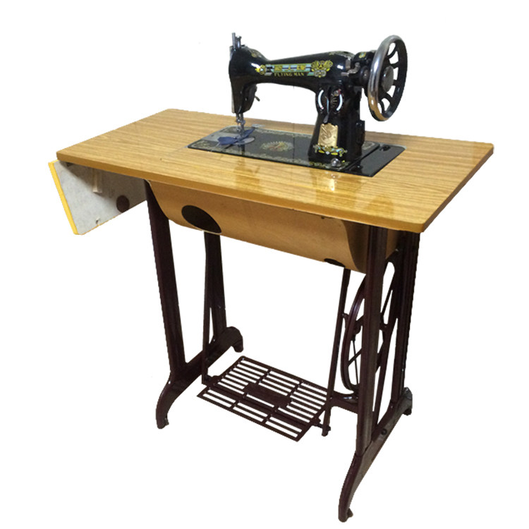Authentic South China Flyer brand vintage pedal sewing machine home desktop eat thick bee butterfly tailor clothes cart large