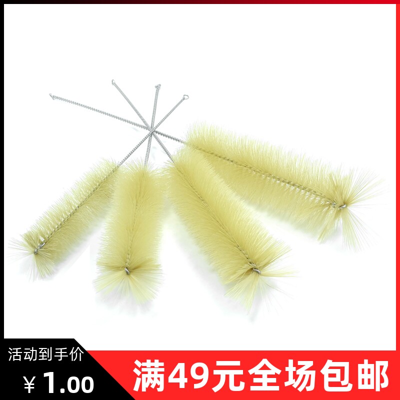 100 250 500 1000ml量筒刷实验室玻璃器皿清洗毛刷尼龙清洁小刷子