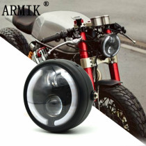 Ranger Tianjun Xinyuan V coffee retro motorcycle modified day trip led headlights turn lights headlights 12V headlights