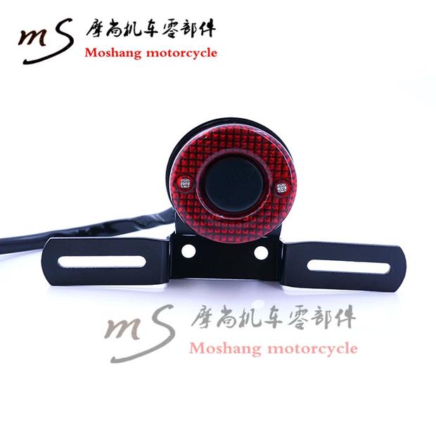 Phụ kiện xe máy Harley Cruise Prince xe sửa đổi retro kim loại phía sau đèn hậu đèn phanh tấm giấy phép phanh đèn hậu - Đèn xe máy đèn led xe wave alpha