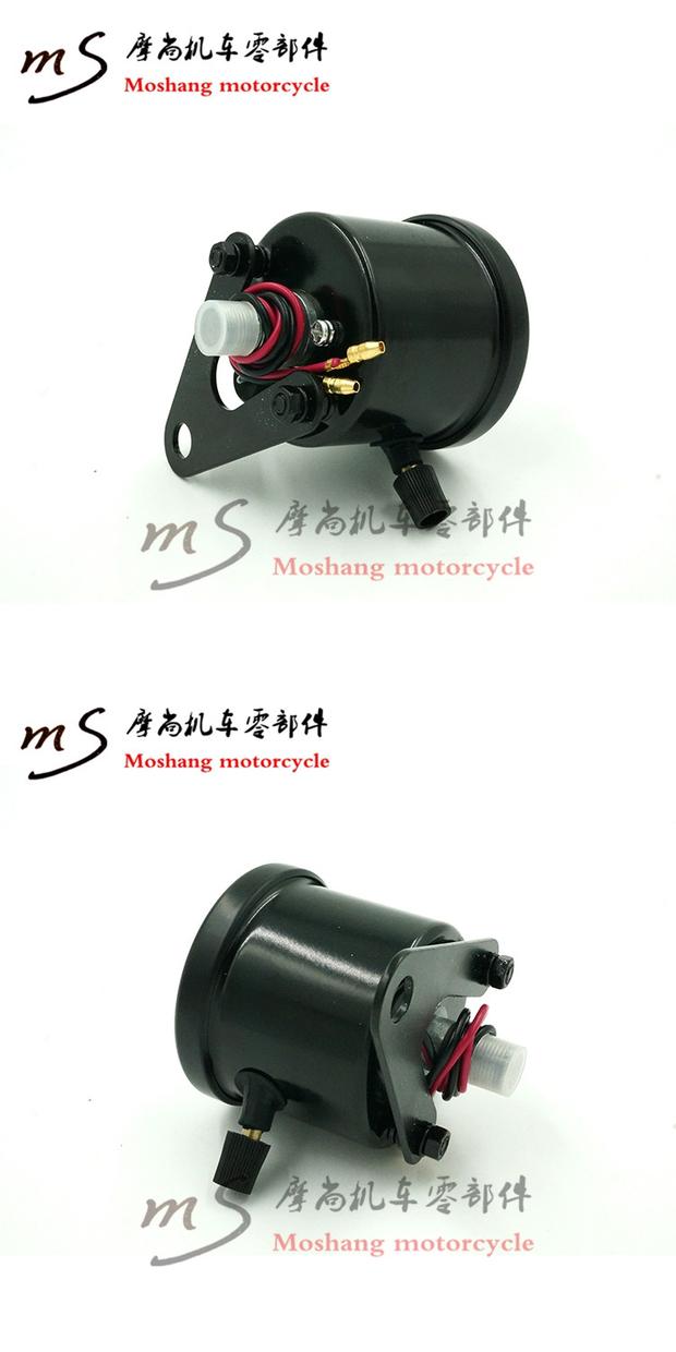 Xe máy retro dụng cụ sửa đổi mã bảng sửa đổi nhỏ mét Harley Cruise Prince khỉ xe LED đo đường đồng hồ điện tử xe dream