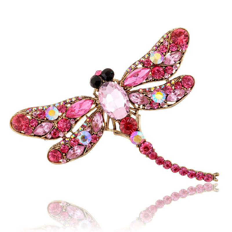 Broche femme en cristal naturel pierres semi-précieuses - Ref 1173197 Image 12