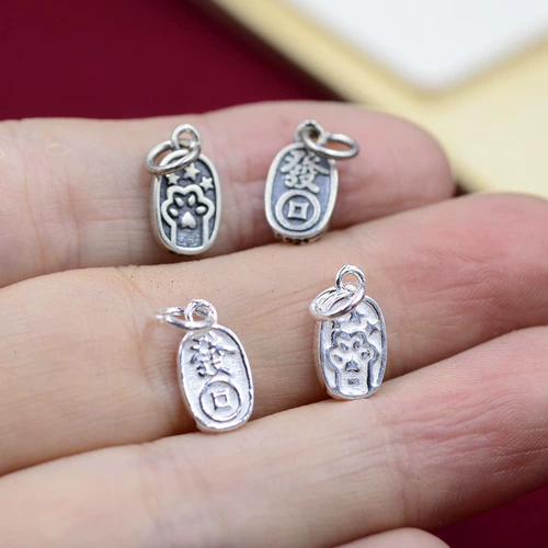 Ретро бронзовая подвеска ручной работы, аксессуары, аксессуар, серебро 925 пробы, DIY