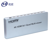 Uber HDMI seamless switcher 8 in 1 out of 8-picture split-screen instrumental picture divider high-definition monitor display