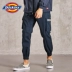 Dickies mùa thu áo bỏ túi chữ thường in bó hoa quần chạy bộ quần DK006075 - Quần làm việc Quần làm việc