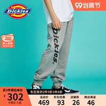 Dickies male and female middle and large children hairy ring cloth guard pants letter printing childrens casual sweatpants 9041