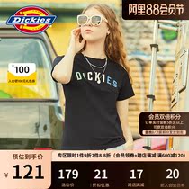 Dickies Multi-color letter printing short-sleeved T-shirt womens summer new casual round neck short-sleeved TEE 9581