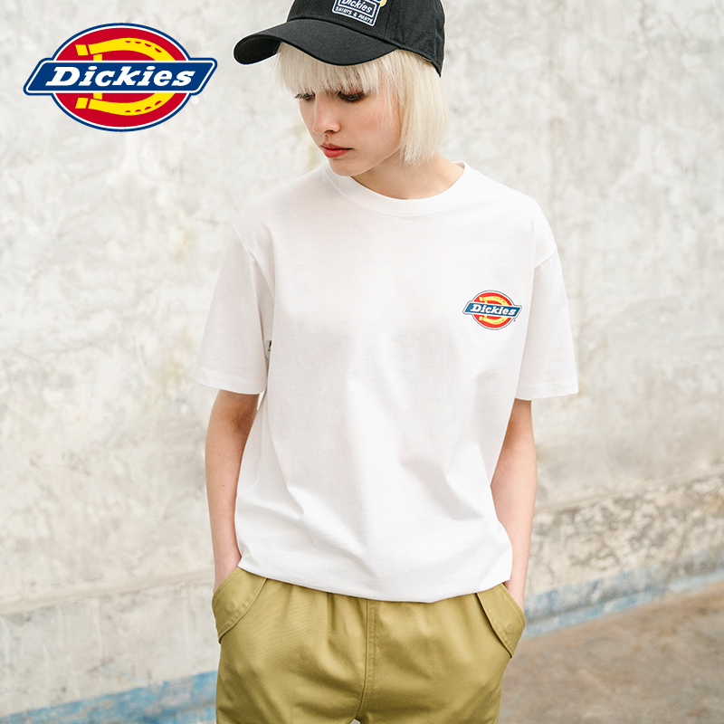 White Pre-sale, 6.20 Delivery【 white Pre sale 】 Dickies Basic fund Short sleeve T-shirt female   New products Cotton Short T Couple jacket 8905