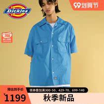 Dickiesmonkey time cooperative couple short sleeve shirt men new casual top DK009259