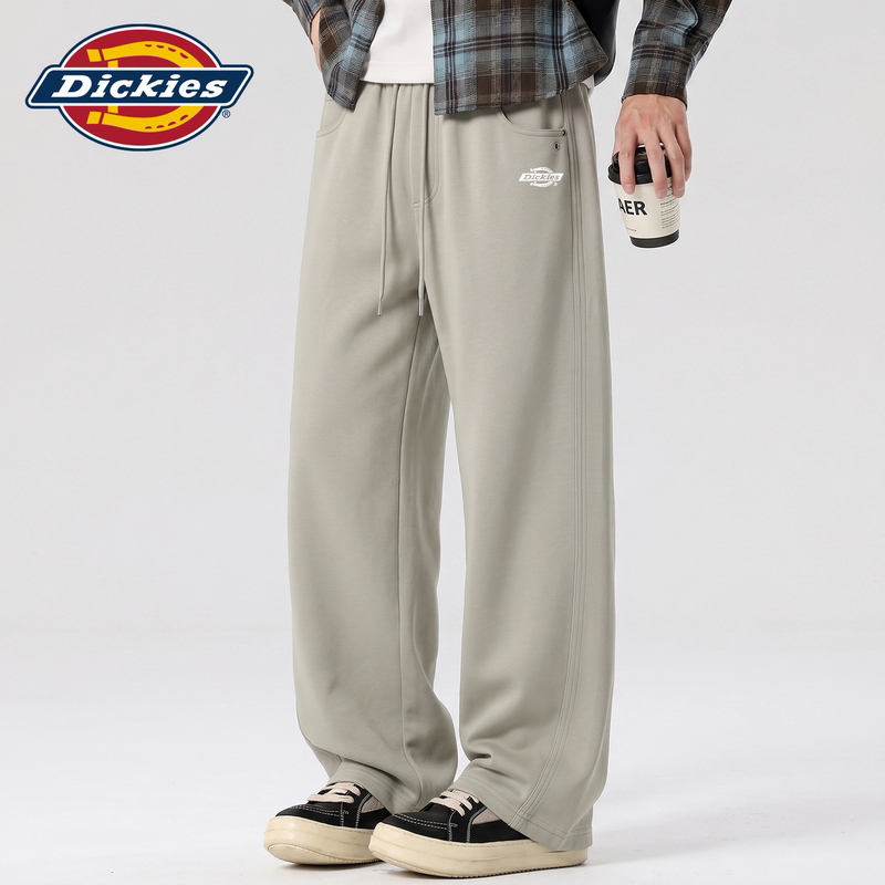 Dickies Men's Casual Trousers 2026 Spring and Autumn Thin Loose Straight Wide-Leg Drape Slimming Scimitar Sweatpants a Dickies Men's Casual Trousers 2026 Spring and Autumn Thin Loose Straight Wide-Leg Drape Slimming Scimitar Sweatpants a