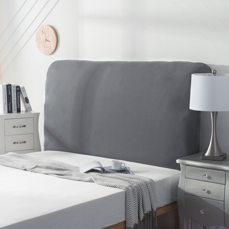 Buy Pure color Elastic fabric allinclusive bedside cover bedside