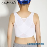 Маска передняя молния и грудь короткая TT Corset Bra Большая грудь выглядит маленькой грудью, усадка груди, нижнее белье большого размера