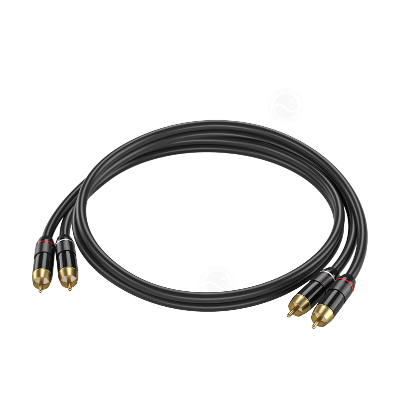 Futai Shuanglianhua two-to-two rca amplifier audio cable
