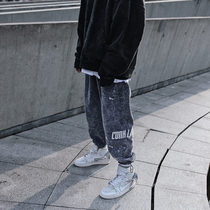 CONK LAB country tide autumn and winter retro washed corduroy corduroy leg pants mens and womens loose hip hop slacks trousers