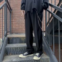 Ideal country tide straight tube tailoring autumn and winter casual basic suit pants men Street loose casual pants women kreate