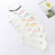 Girl Underwear Little Vest Hair Nursery School Pupils 9-12-15 Year Old Girl Pure Cotton Big Boy Bra Harness Trowel