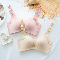 Underwear women without steel ring small chest gathering adjustment sexy womens collection bra thick seamless bra set