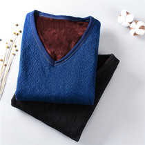 Wholesale mens warm vest plus velvet thickened sports autumn and winter bottoming tight shoulder vest slim young tide dad