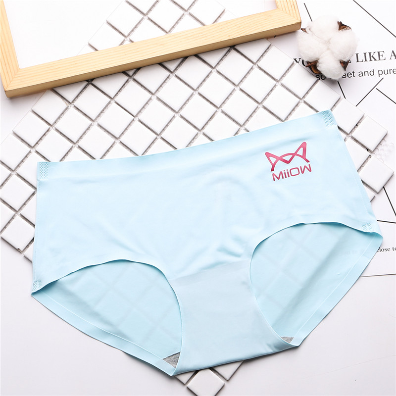 Đặc biệt cung cấp mùa hè đồ lót liền mạch ladies ice lụa một mảnh sexy thấp eo cotton thoáng khí 裆 tóm tắt sinh viên