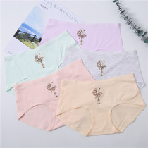 Wholesale special price Summer thin pure cotton stalls No marks Girl Pants One Piece Big Code Pure Color Lady Triangle Pants