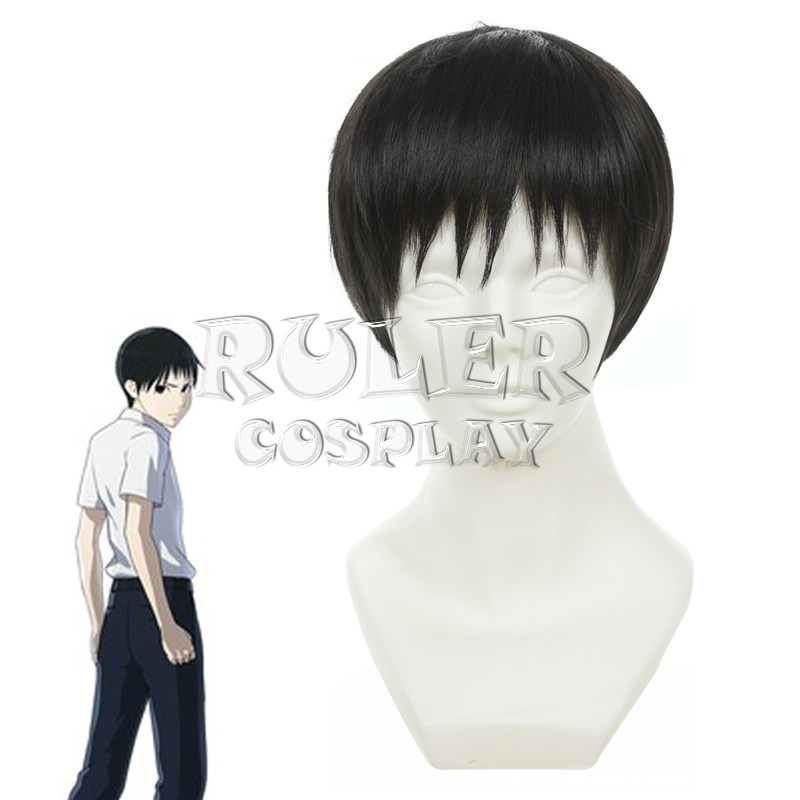 Master Zayat Asians Yongjing Black Pack Face cosplay Cartoon Wig Fake 404B