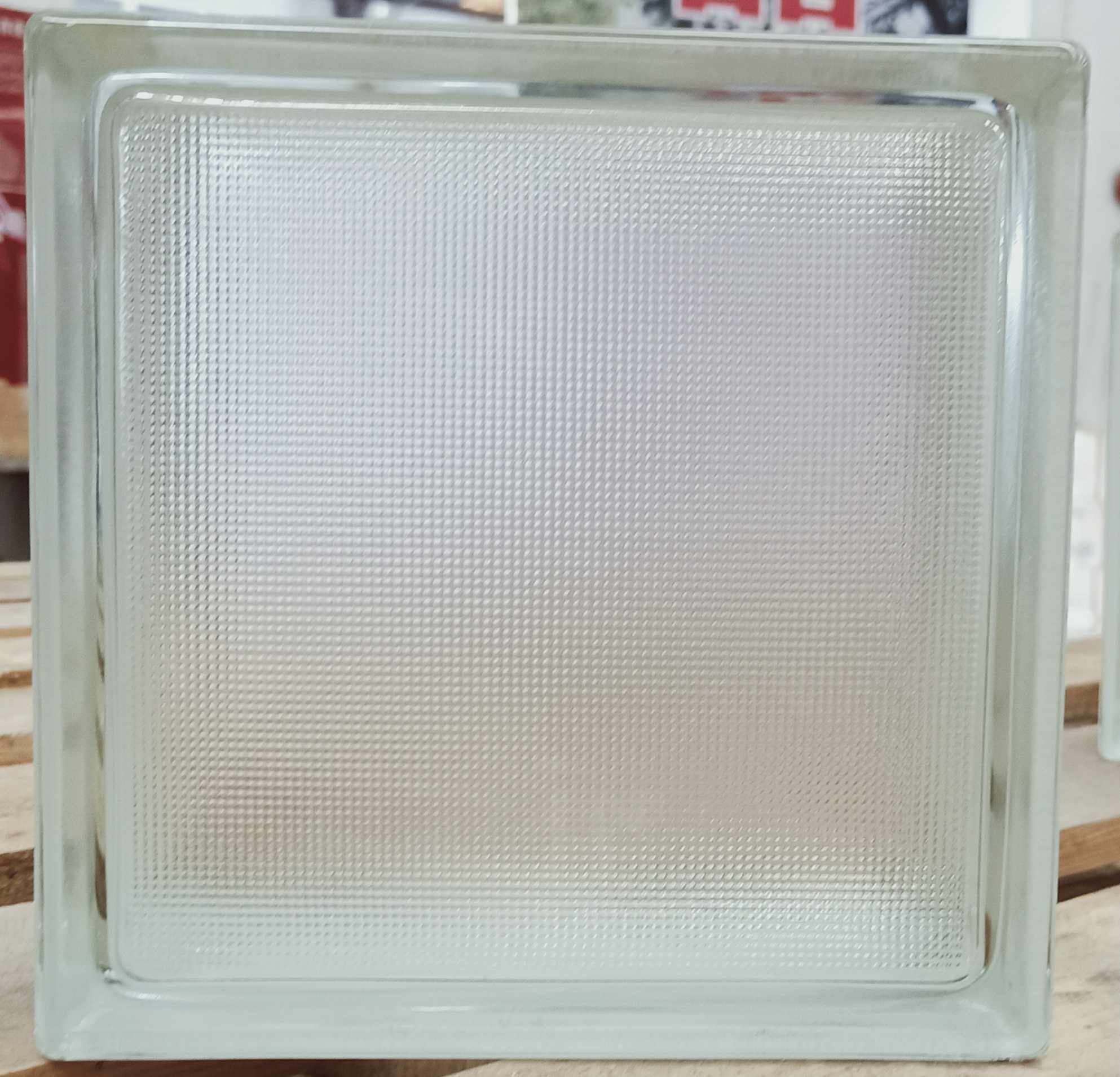 19 19 * 19 * 8 glass brick square light transmission opaque living room curtain wall partition Xuanguan screen