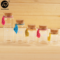 Taiwanese four-leaf clover wishing bottle drifting bottle creative gift diy birthday gift