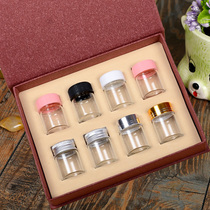 30 diameter glass bottle combination set flower tea health products high-grade flip box box wishing bottle