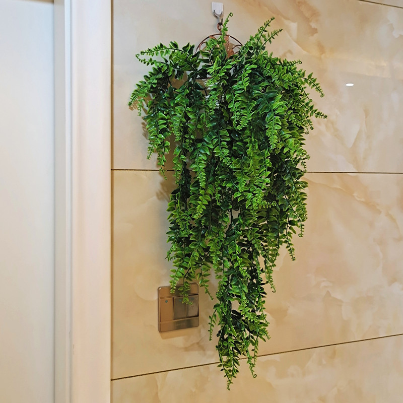 Plastic Flower Emulation Plant Wall-mounted Persian Vines Fake Flowers Vines Decorative Chandelia Green Plant Wall Green Leaf Fake Leaves