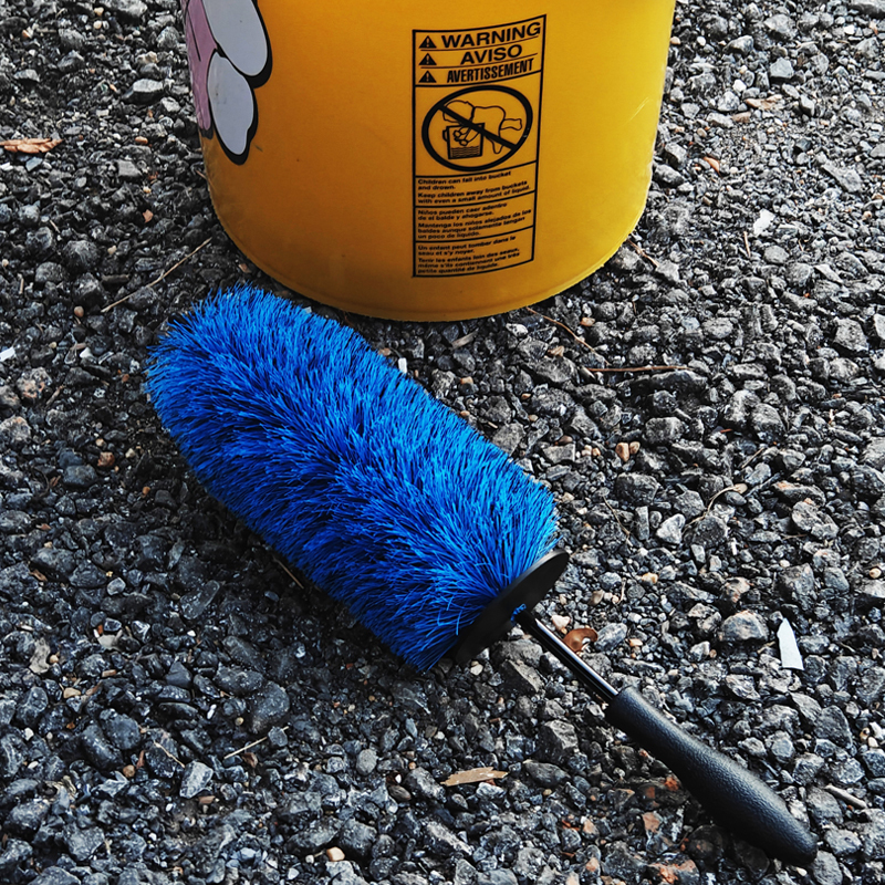 Ez Speed Master Same Model Wheel Brush Hub Cleaning Brush with Soft Bristles and Anti-Splash Technology