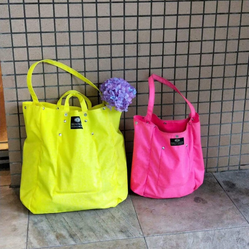 In Stock Japanese Bagnnoun Fluorescent Nylon Tote Bag Japanese-Style Casual Multi-Functional Versatile Handbag Shoulder Bag