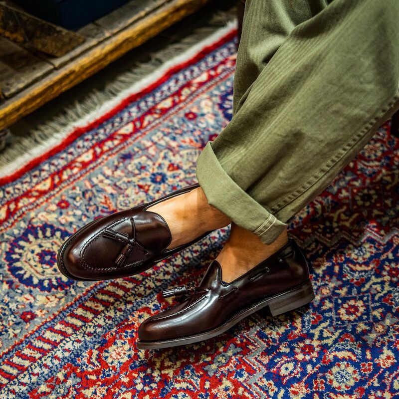Authorized Spanish Berwick1707 Tassel Loafer Retro Gentleman Style Loafers Goodyear Authorized Spanish Berwick1707 Tassel Loafer Retro Gentleman Style Loafers Goodyear