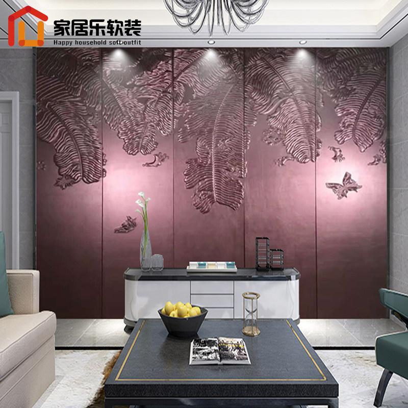 Home Gule Reliefs Soft Bag Leather Engraving Hard Bag Background Wall Custom Tv Background Wall Living Room Hotel Background Wall Engineering