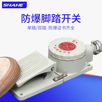 Explosion-proof foot switch cast aluminum alloy limit foot pedal control switch double pedal single pedal travel switch 10A