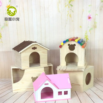 Squirrel wood nest chincho house honey ladger warm Devil King squirrel flower squirrel nest wooden house cotton nest handicraft