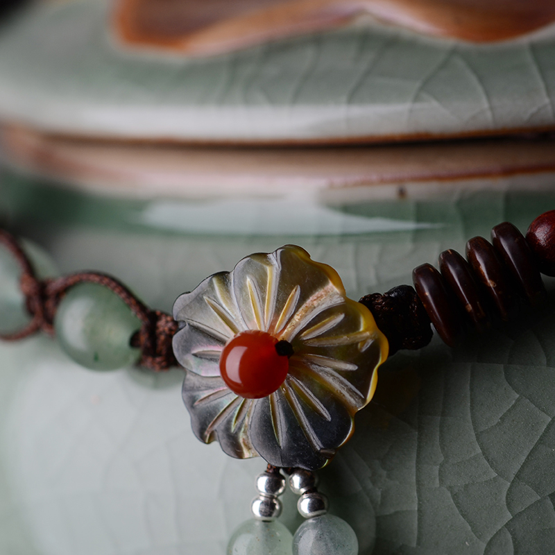 Chaine de cheville Femme      en Nacre - Ref 3102758 Image 4