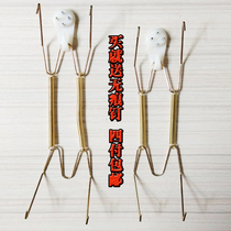 Yuying strong W invisible plate metal spring adhesive hook full set of accessories to send non-scarred nail decoration display plate hook