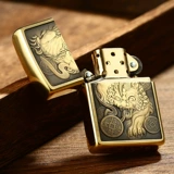 Мужская оригинальная ветрозащитная медная зажигалка на керосине, подарок на день рождения