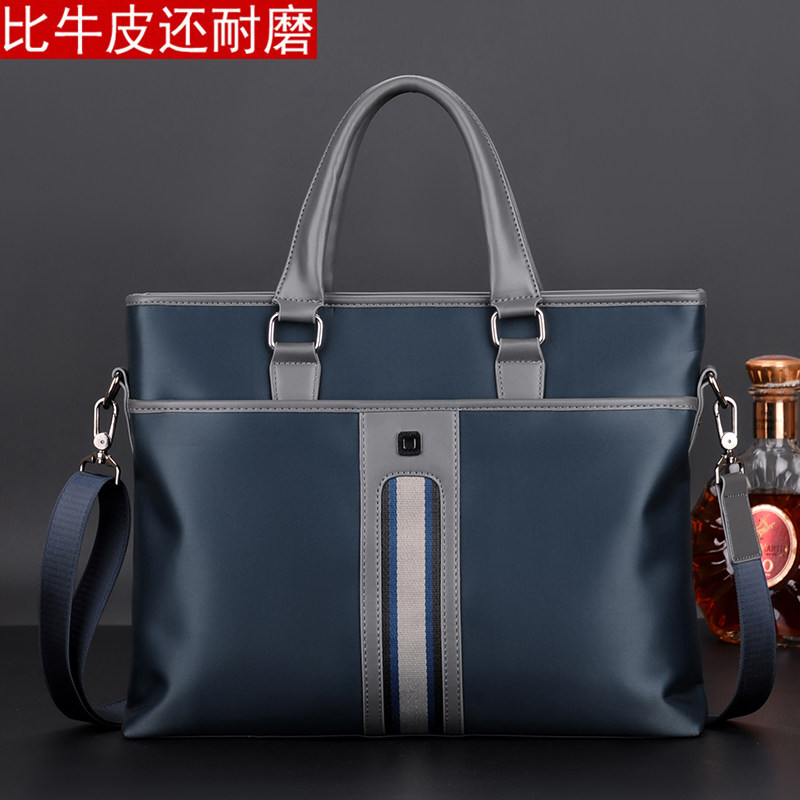 Waterproof Oxford spinning shoulder men's bag GG business casual men's handbag messenger computer briefcase canvas cross section