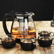 1000 2000ml heat-resistant glass teapot large capacity Puer large household bubble teapot cold water kettle