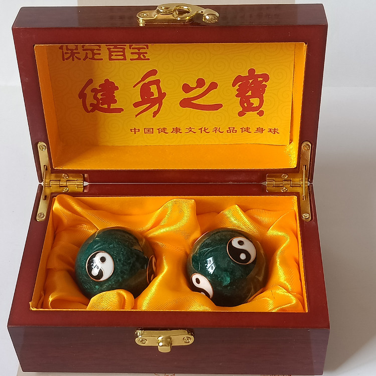 40MM Baoding iron ball fitness ball holding the ball health ball mouse handball hollow ring tone exercise handball in the palm of the hand