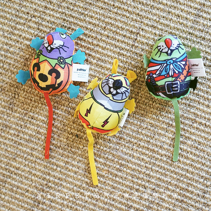 Fatcat Paltner Organic cat mint Mouse toy doll vocal multi-style color random