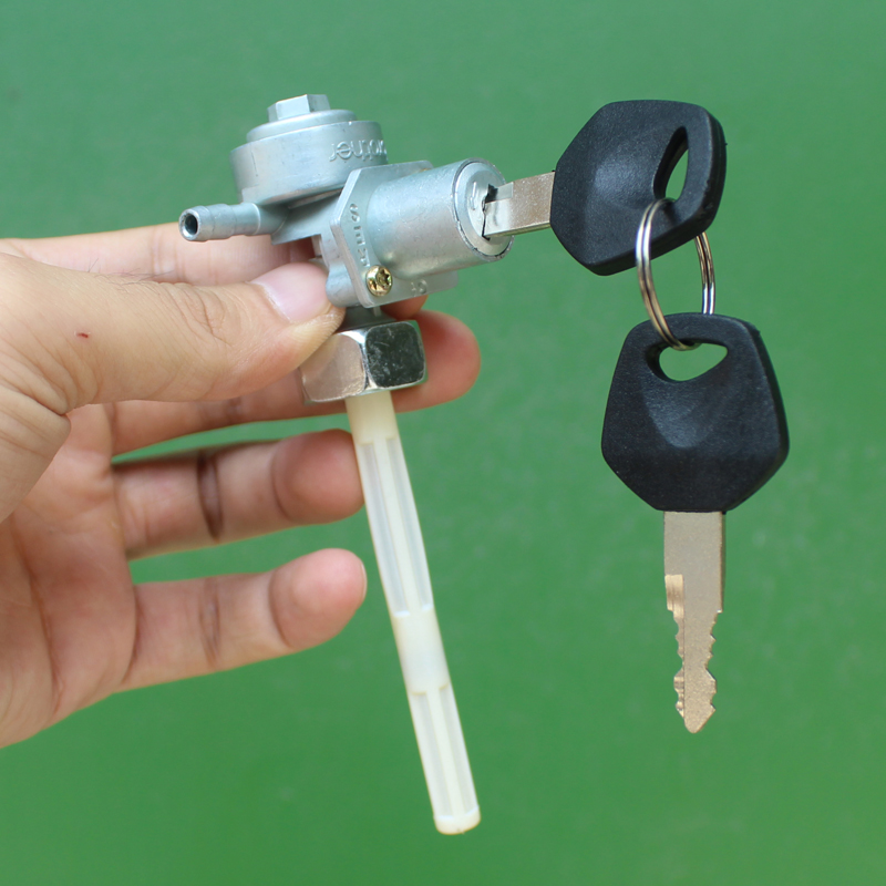 Motorcycle anti - theft with lock tank switch JH70 Jialing fuel tank lock with key fuel tank switch fine teeth