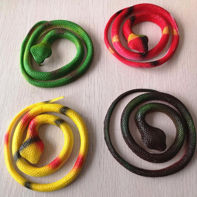 The whole person props new strange simulation snake fake snake soft rubber snake simulation 70cm snake toy snake rubber snake