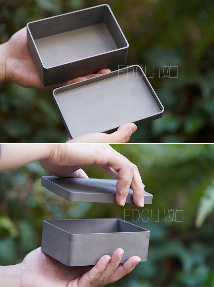 Титановые сплавы супер Коробка выживания ЧПУ ЧПУ один резьба Пустой супер непобедимый edc в коробку Выживание Судного дня 3 