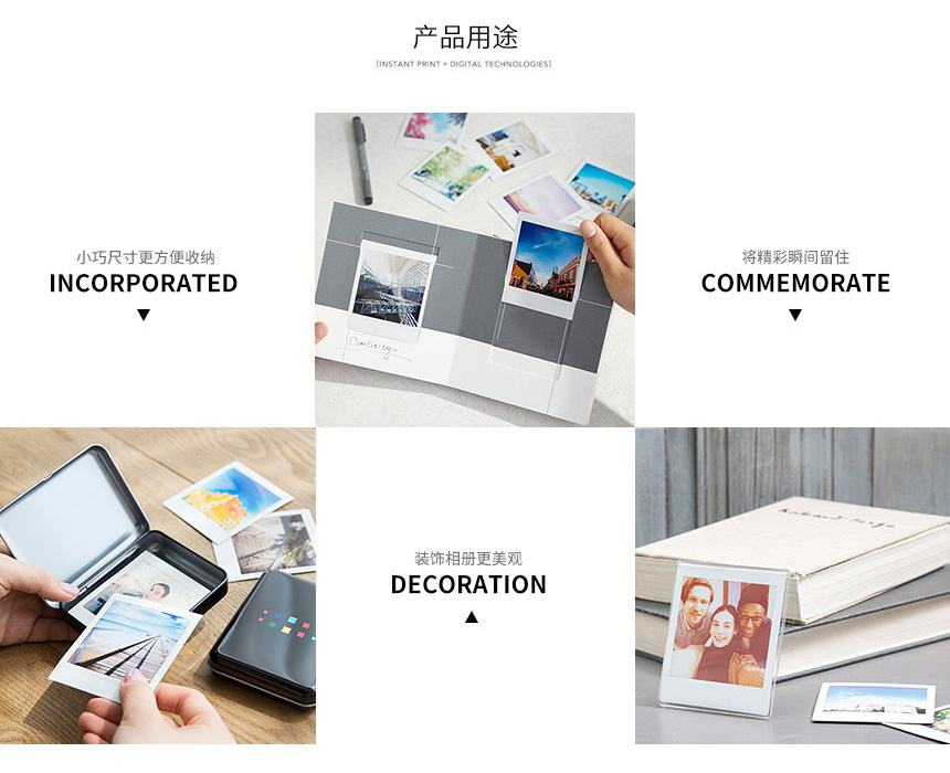 Fuji Polaroid giấy ảnh sp-3SQ10 vuông vuông giấy ảnh kỹ thuật số Polaroid phim nấm mốc nấm mốc cùng đoạn - Phụ kiện máy quay phim máy film