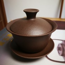 Lixing Purple Sand Pot Black Starred Earth 100 Ml Small Cover Bowl One Person Duo Tea Tea Good Clay Stock National Wind